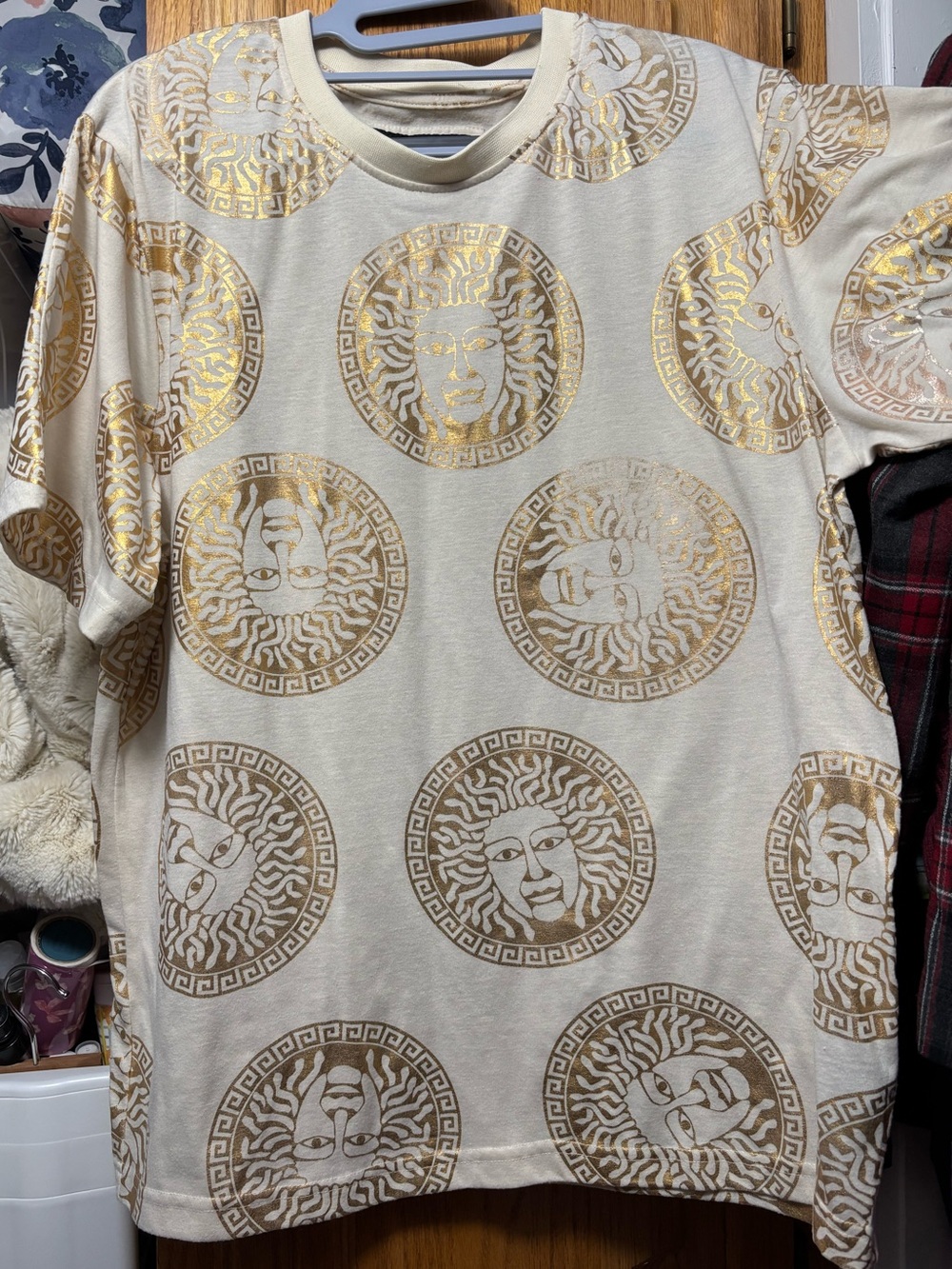 Baroque Gold by Drill Clothing Co. Men’s Short Sleeve Medusa Medallion Tee